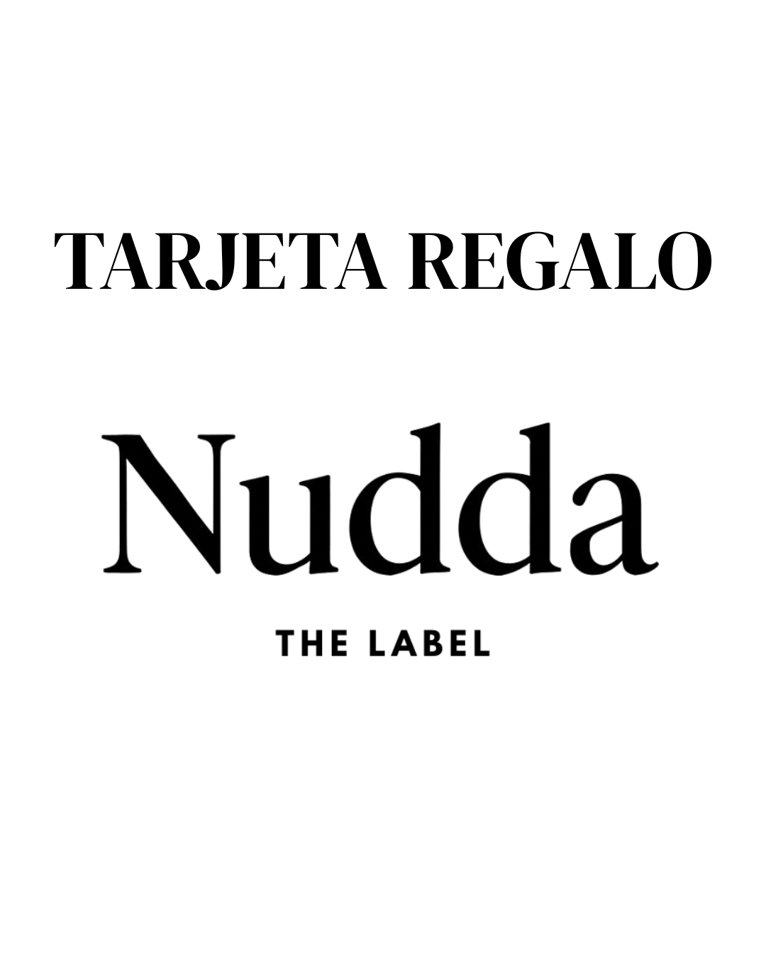 Tarjeta Regalo Nudda